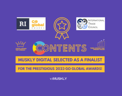 MUSKLY Digital Selected as a Finalist for the Prestigious 2023 Go Global Awards