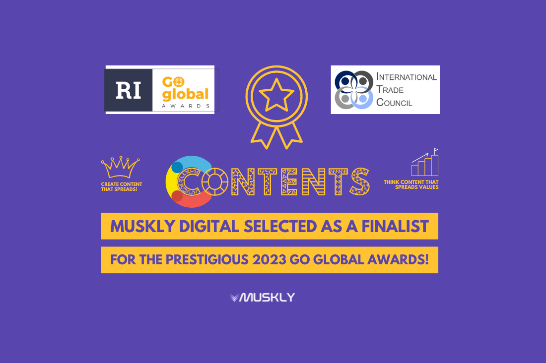 MUSKLY Digital Selected as a Finalist for the Prestigious 2023 Go Global Awards